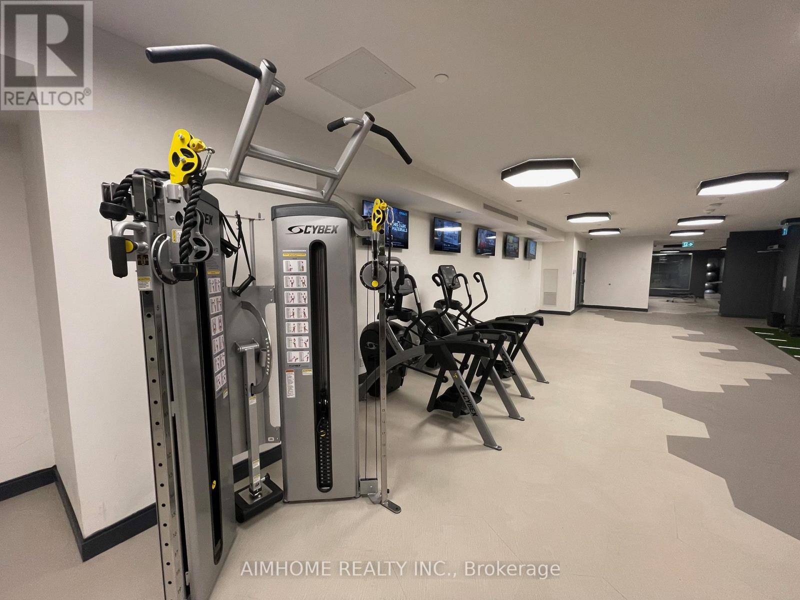 1701 - 28 Freeland Street, Toronto, ON - Indoor Photo Showing Gym Room