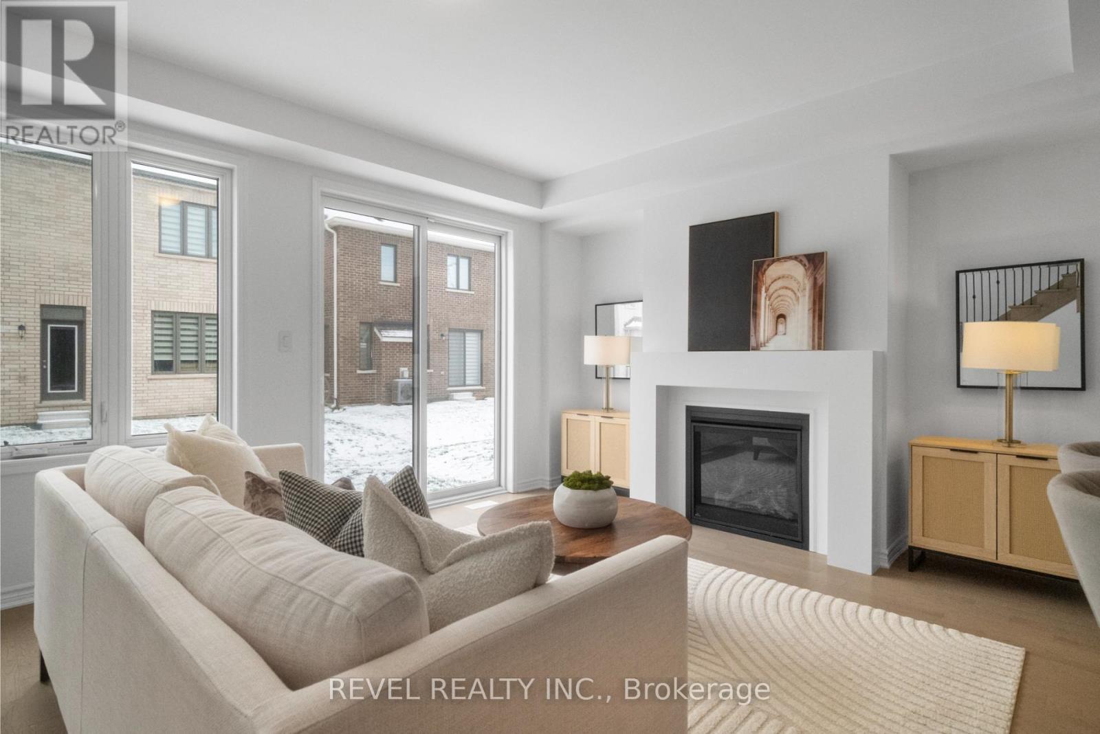 1358 Fourth Line, Milton, ON - Indoor Photo Showing Living Room With Fireplace