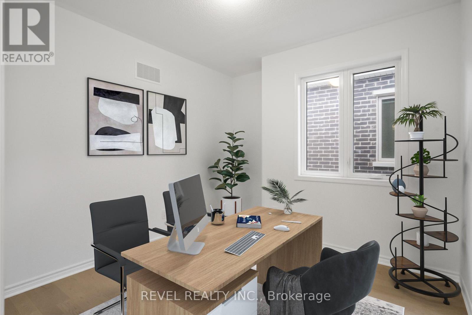 Virtually Staged Image - 1358 Fourth Line, Milton, ON - Indoor Photo Showing Office