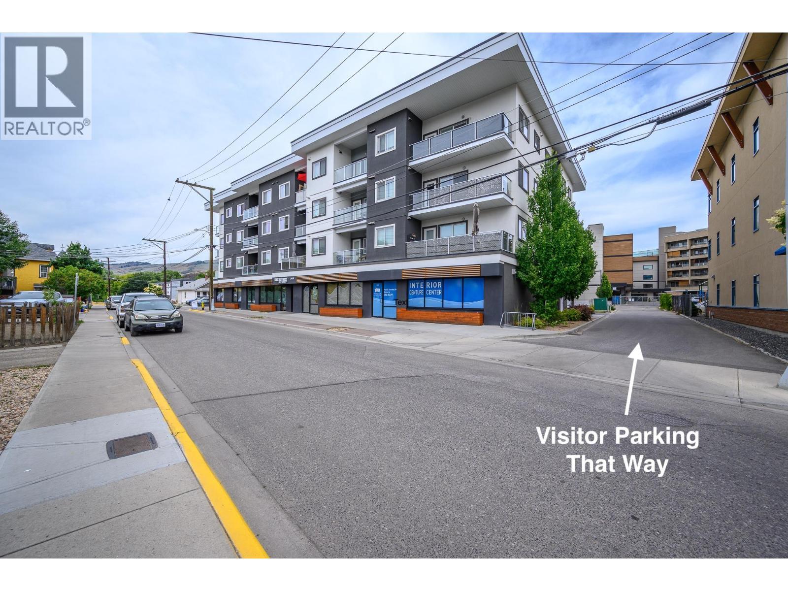 3409 28 Avenue Unit# 413, Vernon, BC - Outdoor With Balcony With Facade