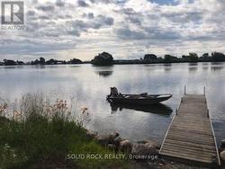 On rare occasions you can dock a small boat -