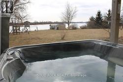 Waterfront view from hot tub -