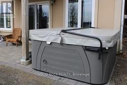 Close up of hot tub -