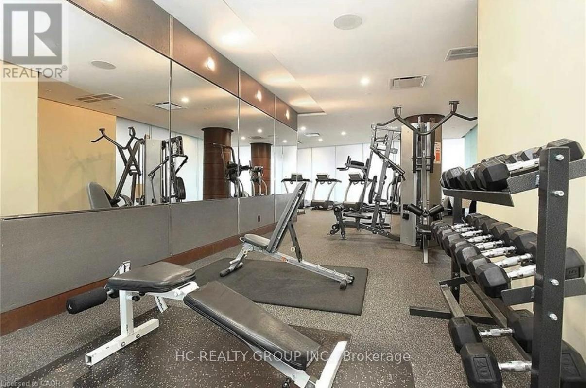 1424 - 15 Northtown Way, Toronto, ON - Indoor Photo Showing Gym Room
