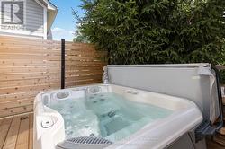 walk-out from master to hottub -
