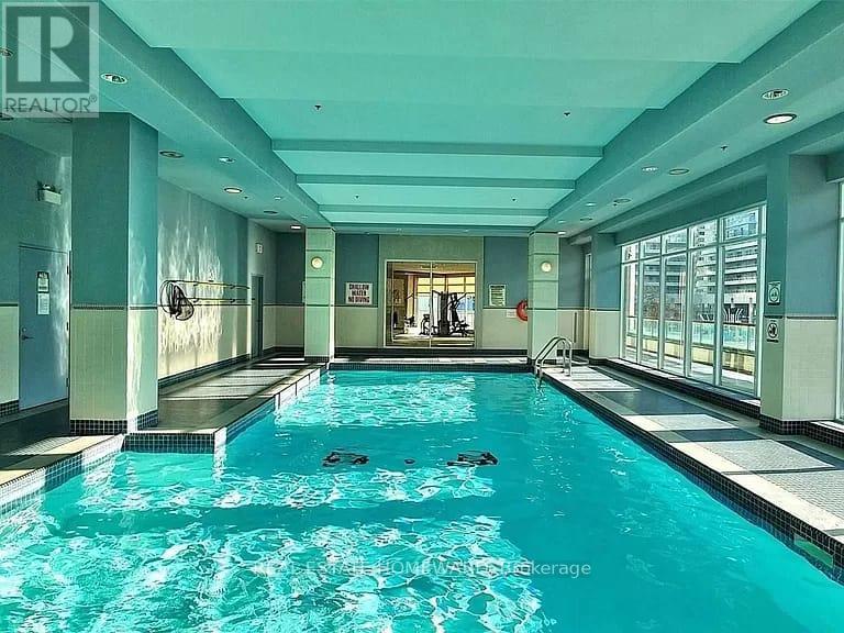 Indoor Swimming Pool - 1808 - 60 Brian Harrison Way, Toronto, ON - Indoor Photo Showing Other Room With In Ground Pool