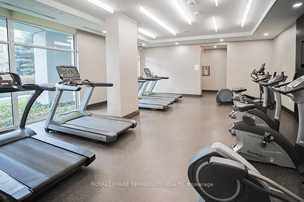 411-275 Yorkland Road, Toronto, ON - Indoor Photo Showing Gym Room
