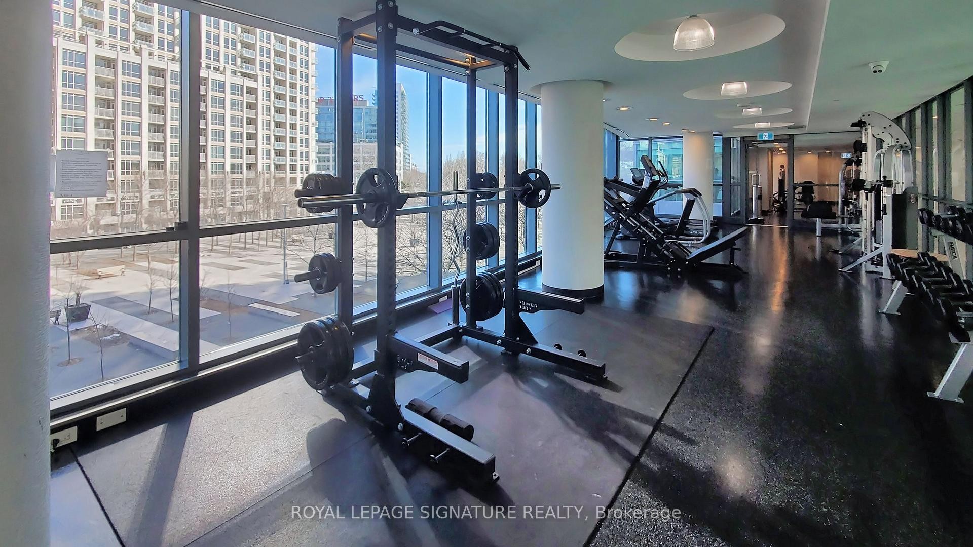 3403-215 Fort York Boulevard, Toronto, ON - Indoor Photo Showing Gym Room