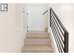 Stairs to entry level -