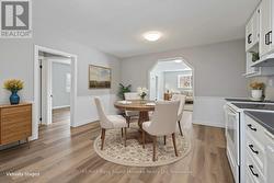 Eat-in kitchen, virtually staged -