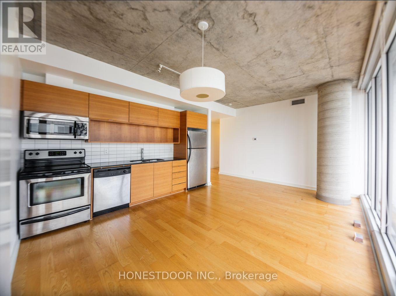 1610 - 324 Laurier Avenue W, Ottawa, ON - Indoor Photo Showing Kitchen With Stainless Steel Kitchen