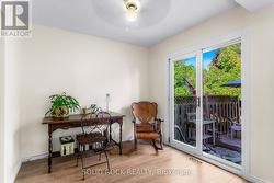 Dining area-Patio door leads o patio & small deck -