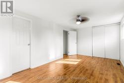 Primary bdrm-ensuite door on left, closet on right -