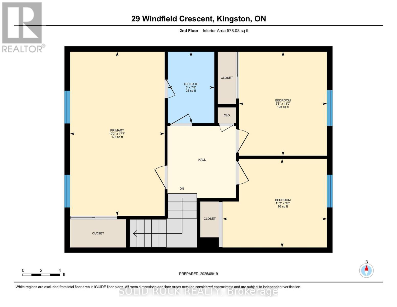 Upper level floor plan - 29 Windfield Crescent, Kingston (Kingston East (Incl Barret Crt)), ON - Other