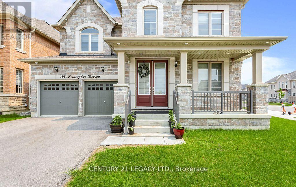 35 Farringdon Crescent, Brampton, ON - Outdoor With Deck Patio Veranda With Facade