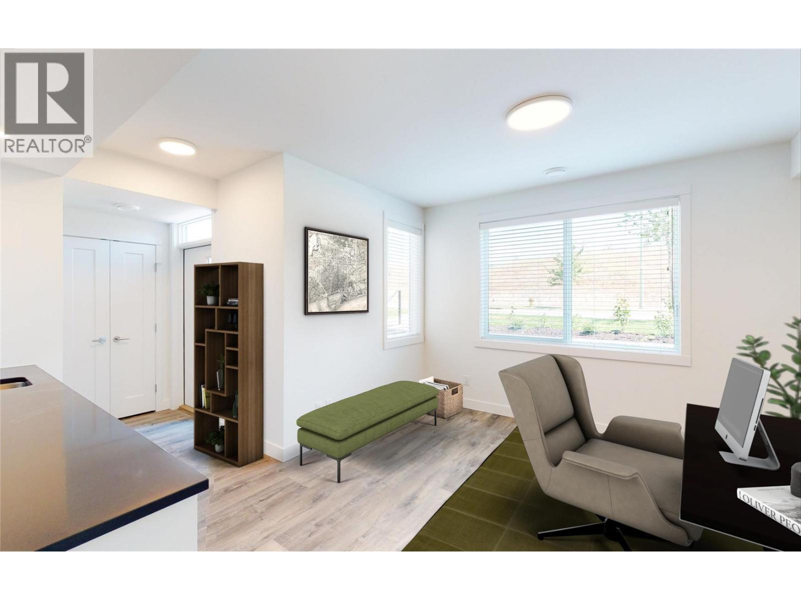 Virtual Staging - Lower Floor - Office - 610 Academy Way Unit# 114, Kelowna, BC - Indoor