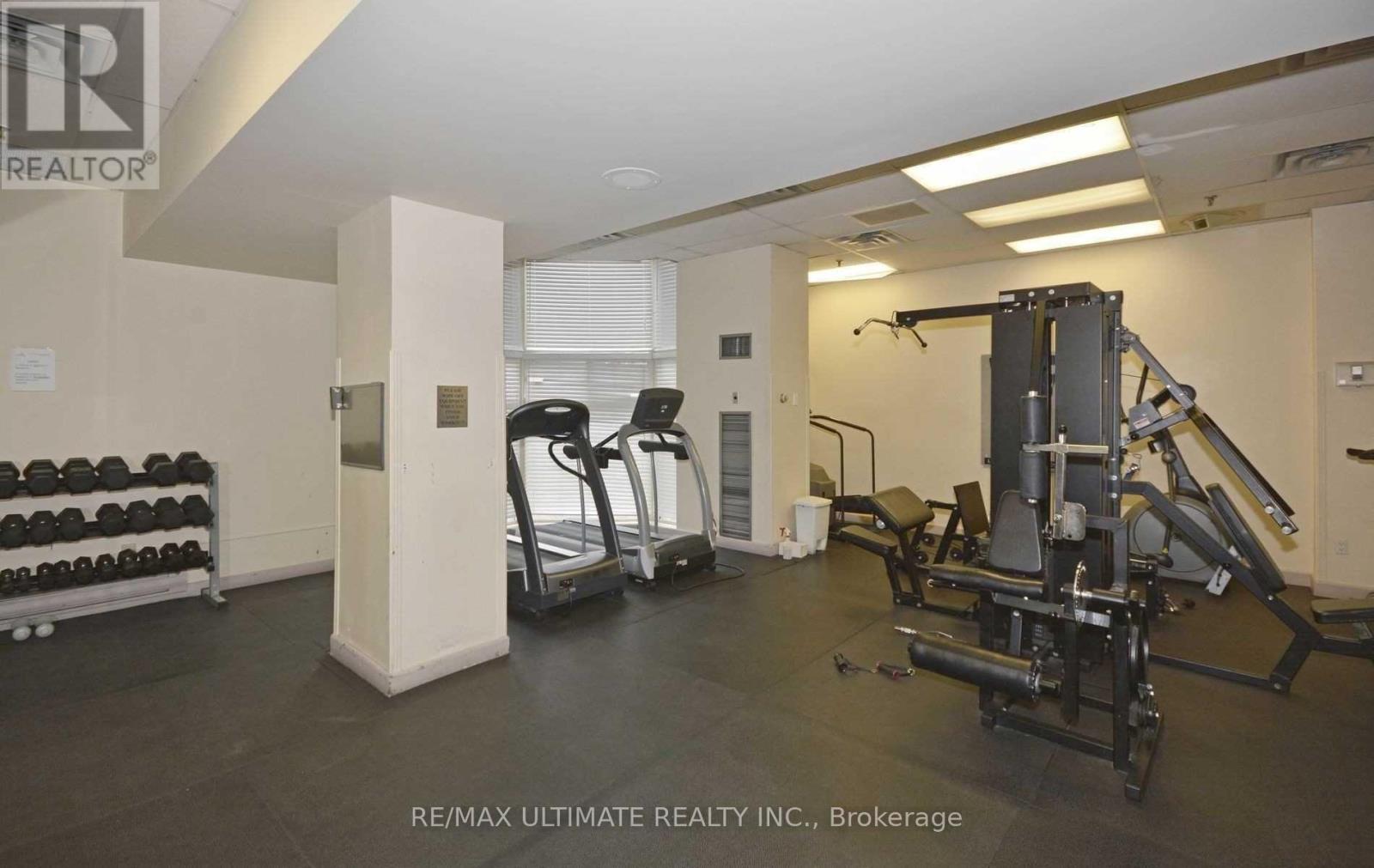1206 - 3 Hickory Tree Road, Toronto, ON - Indoor Photo Showing Gym Room
