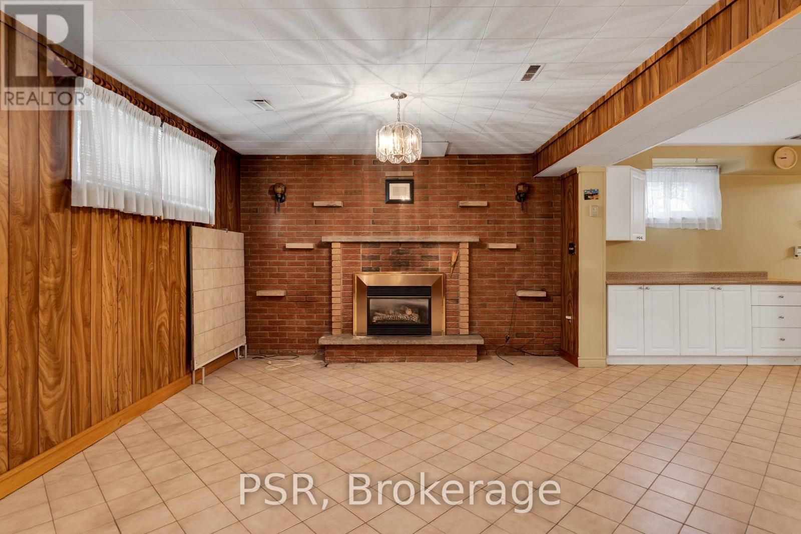 60 Bamford Crescent, Toronto, ON - Indoor Photo Showing Other Room With Fireplace