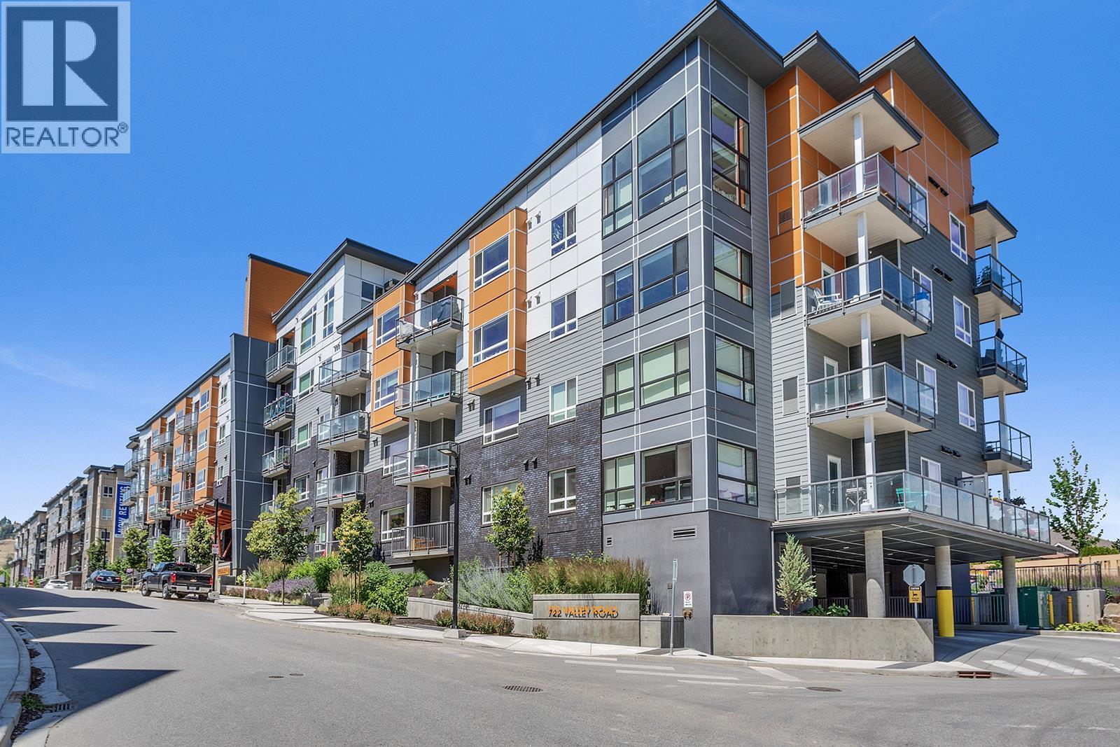 722 Valley Road Unit# 312, Kelowna, BC - Outdoor With Balcony With Facade