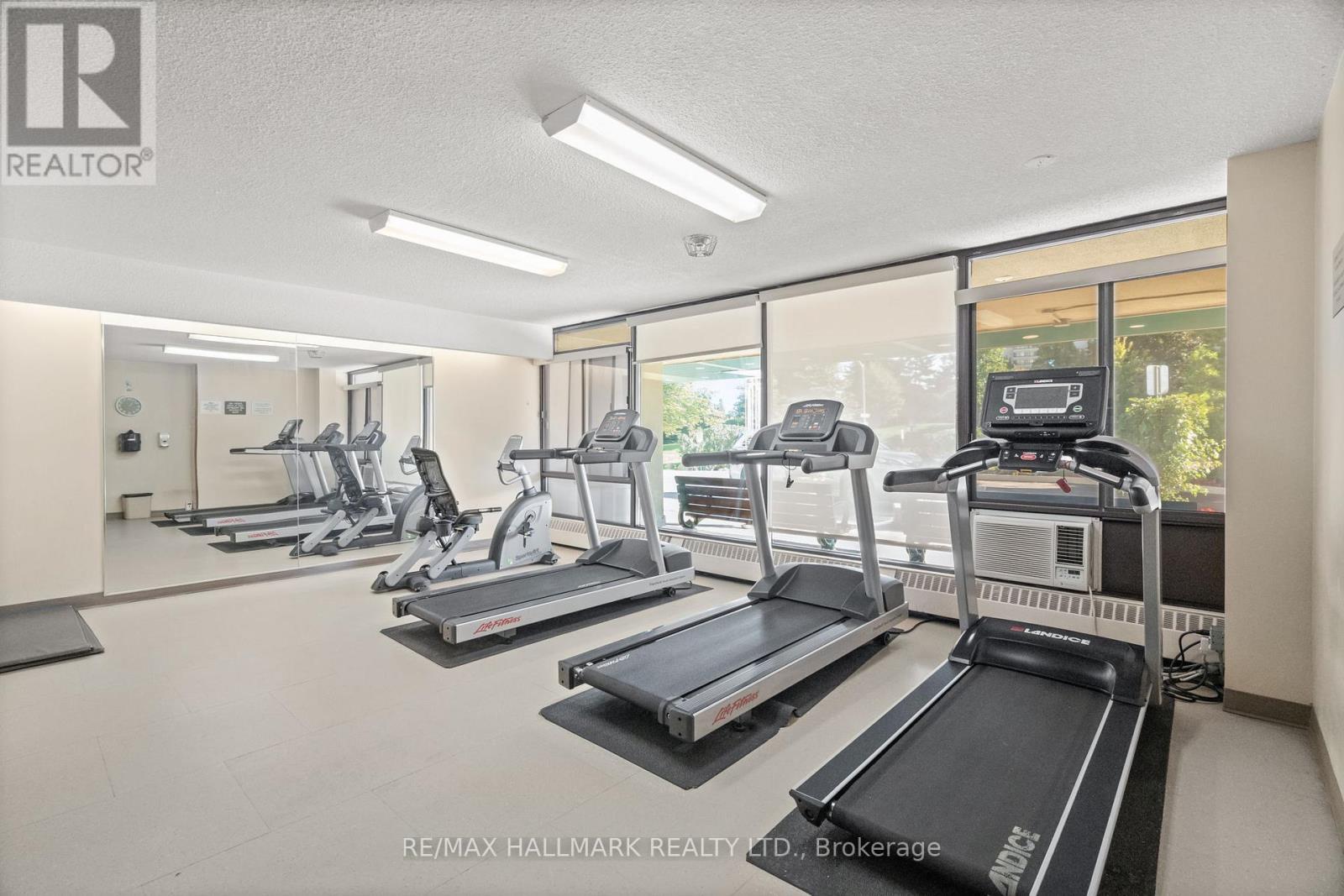 1805 - 3300 Don Mills Road, Toronto, ON - Indoor Photo Showing Gym Room