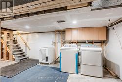 BASEMENT ACCESS FOR STORAGE AND LAUNDRY -