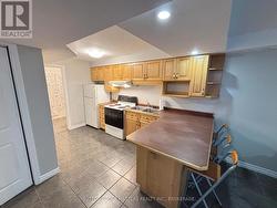 Basement kitchen w/ heated floors -