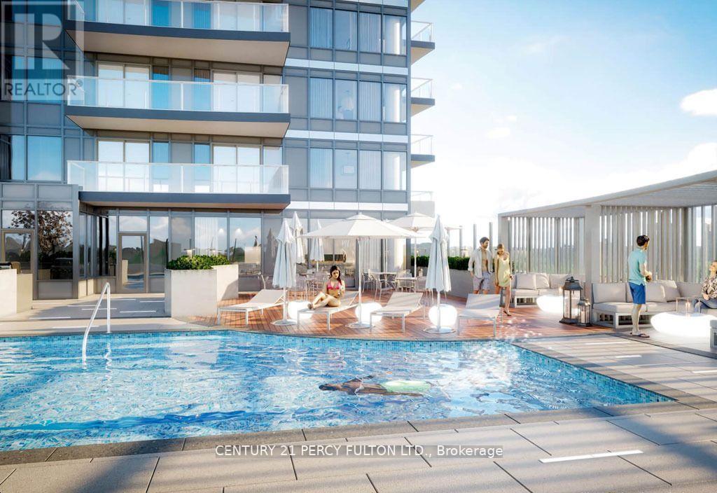 203 - 1435 Celebration Drive, Pickering, ON - Outdoor With In Ground Pool With Balcony