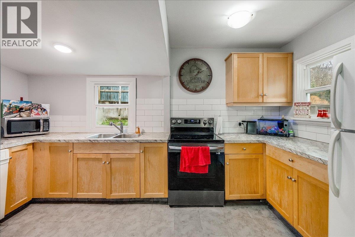 530 Turner Street, Warfield, BC - Indoor Photo Showing Kitchen With Double Sink