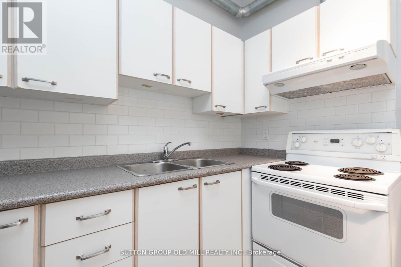 201 - 133 Dunn Avenue, Toronto, ON - Indoor Photo Showing Kitchen With Double Sink