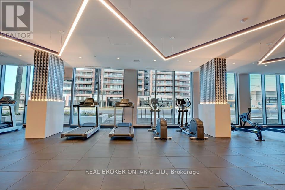 1516 - 2545 Simcoe Street N, Oshawa, ON - Indoor Photo Showing Gym Room