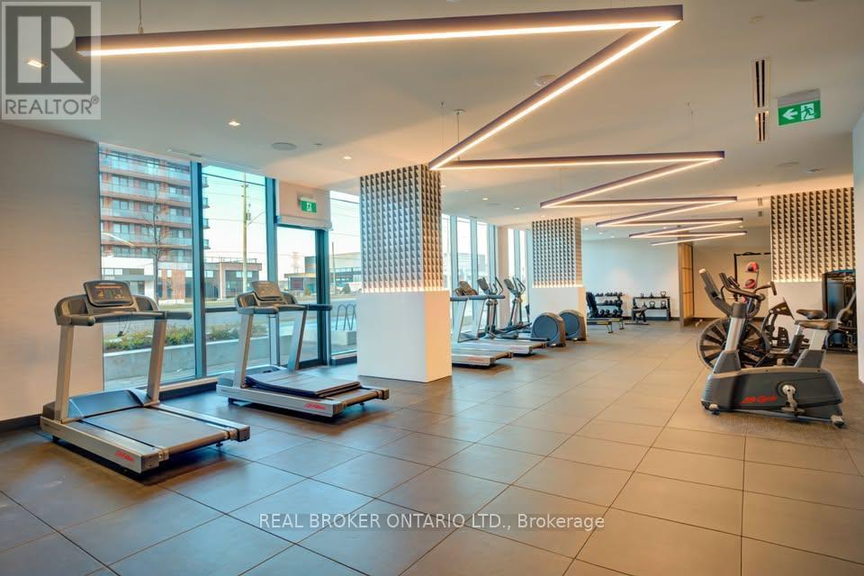 1516 - 2545 Simcoe Street N, Oshawa, ON - Indoor Photo Showing Gym Room