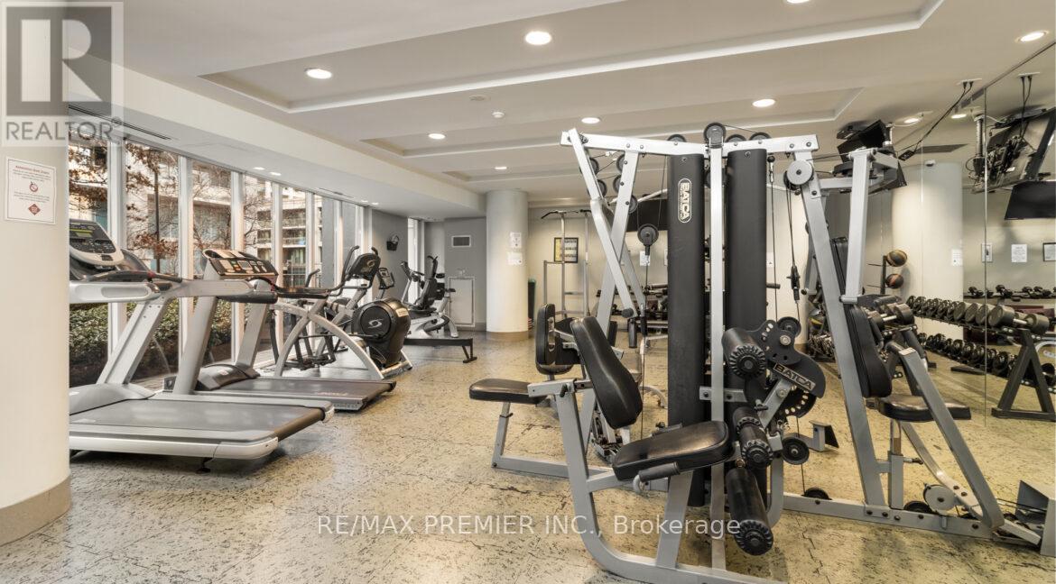229 - 58 Marine Parade Drive, Toronto, ON - Indoor Photo Showing Gym Room