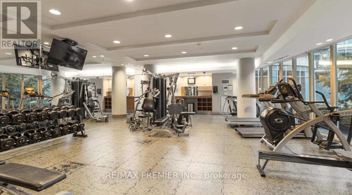229 - 58 Marine Parade Drive, Toronto, ON - Indoor Photo Showing Gym Room