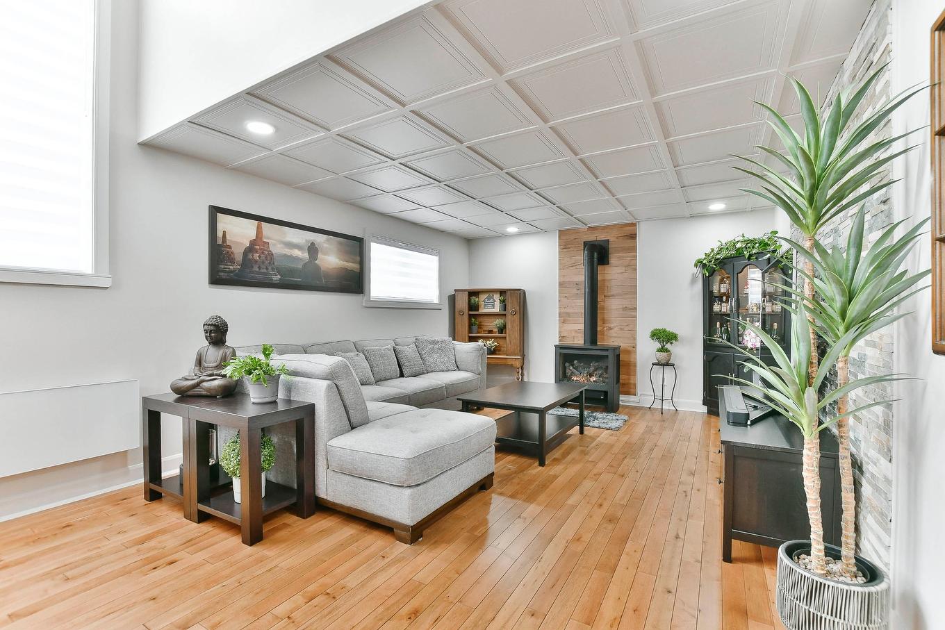 Salon - 1364 Av. St-Jean, Mascouche, QC - Indoor With Fireplace