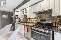 Gas stove and kitchen fan -