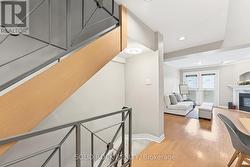 Hallway leading to the living room area -