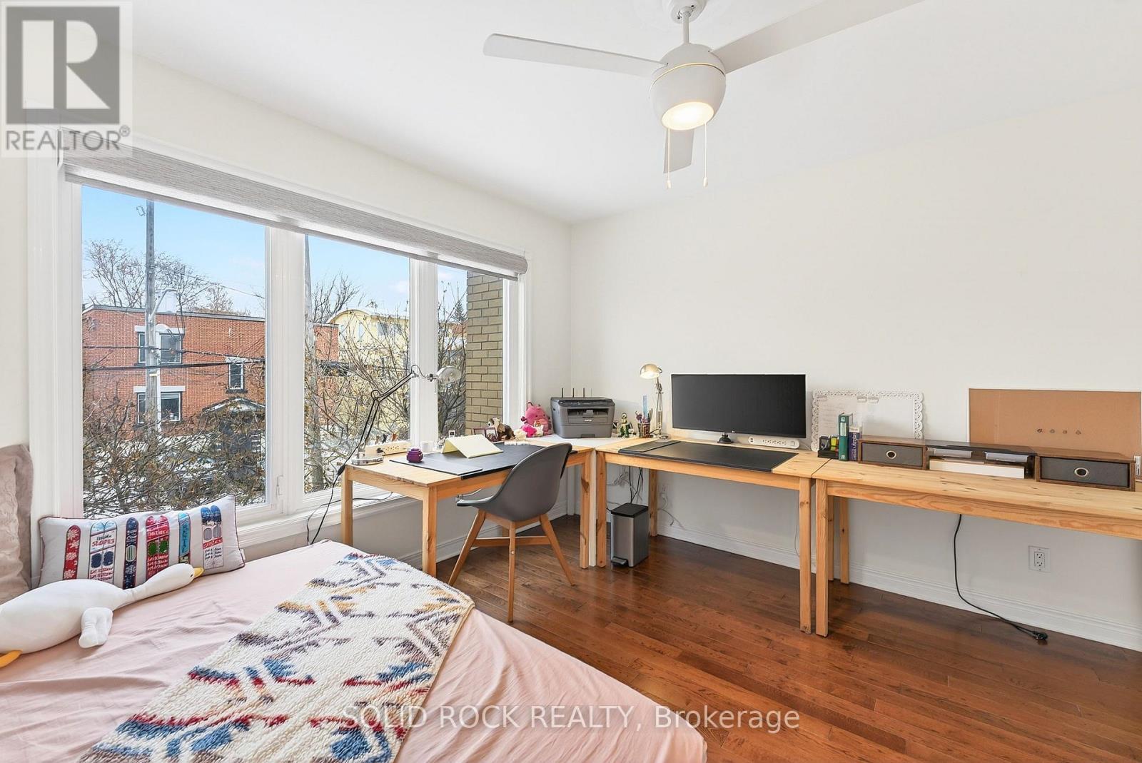 Bedroom #2 with double size bed - 395 Mackay Street, Ottawa, ON - Indoor Photo Showing Office