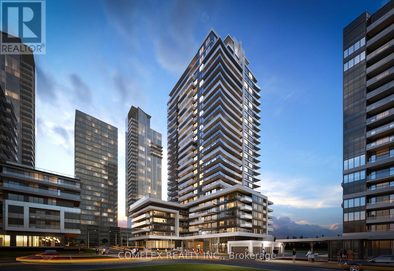 1107 - 1455 Celebration Drive, Pickering, ON - Outdoor With Balcony With Facade