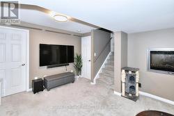 Family Room with Electric Fireplace -