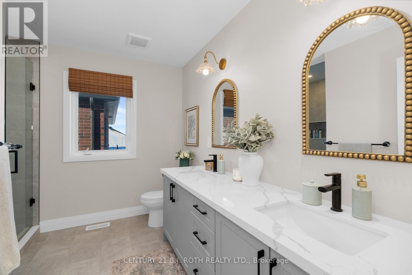 Primary Ensuite - 19 Rowley Crescent, Springwater, ON - Indoor Photo Showing Bathroom