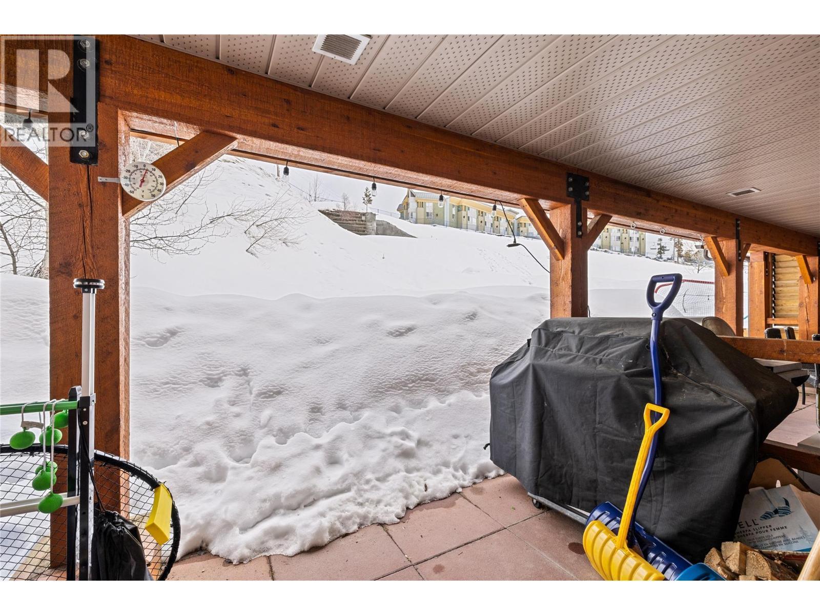 Main Floor Patio - 220 Kettleview Road Unit# 14, Big White, BC - Outdoor With Exterior