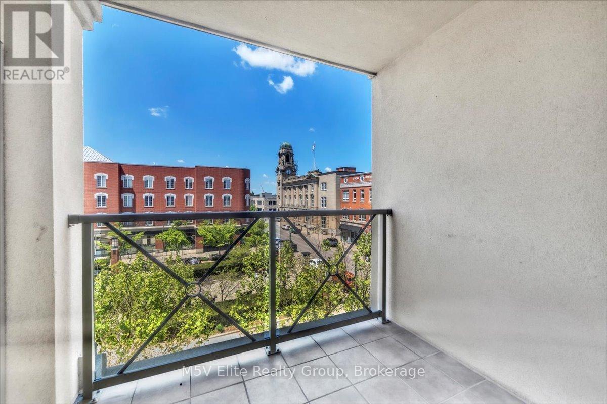 302 - 150 Colborne Street, Brantford, ON - Outdoor With Balcony