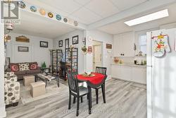 Living/dining of 2 story 2 bed apt -