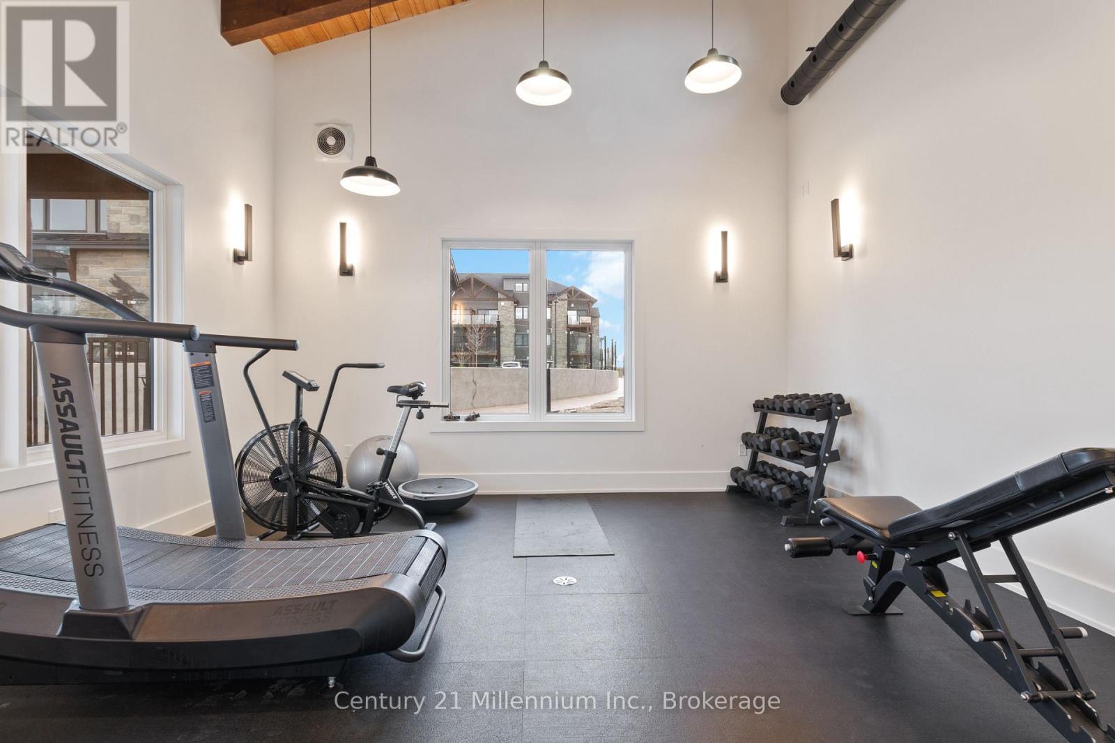 Amenities - 306 - 20 Beckwith Lane, Blue Mountains, ON - Indoor Photo Showing Gym Room