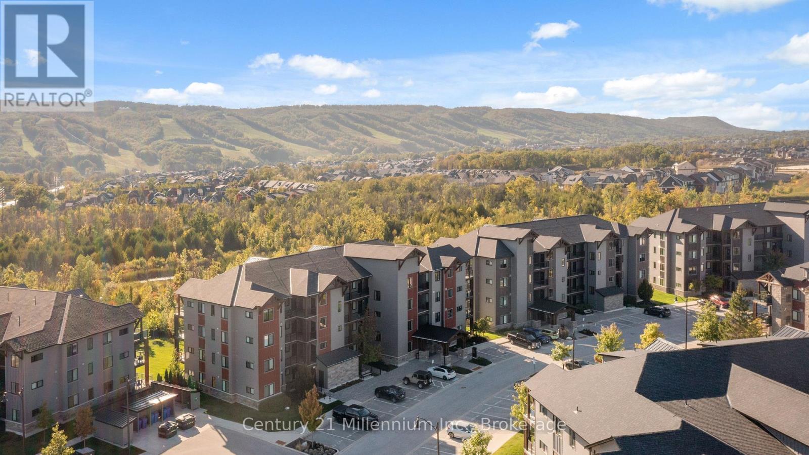 Aerial View - 306 - 20 Beckwith Lane, Blue Mountains, ON - Outdoor With View