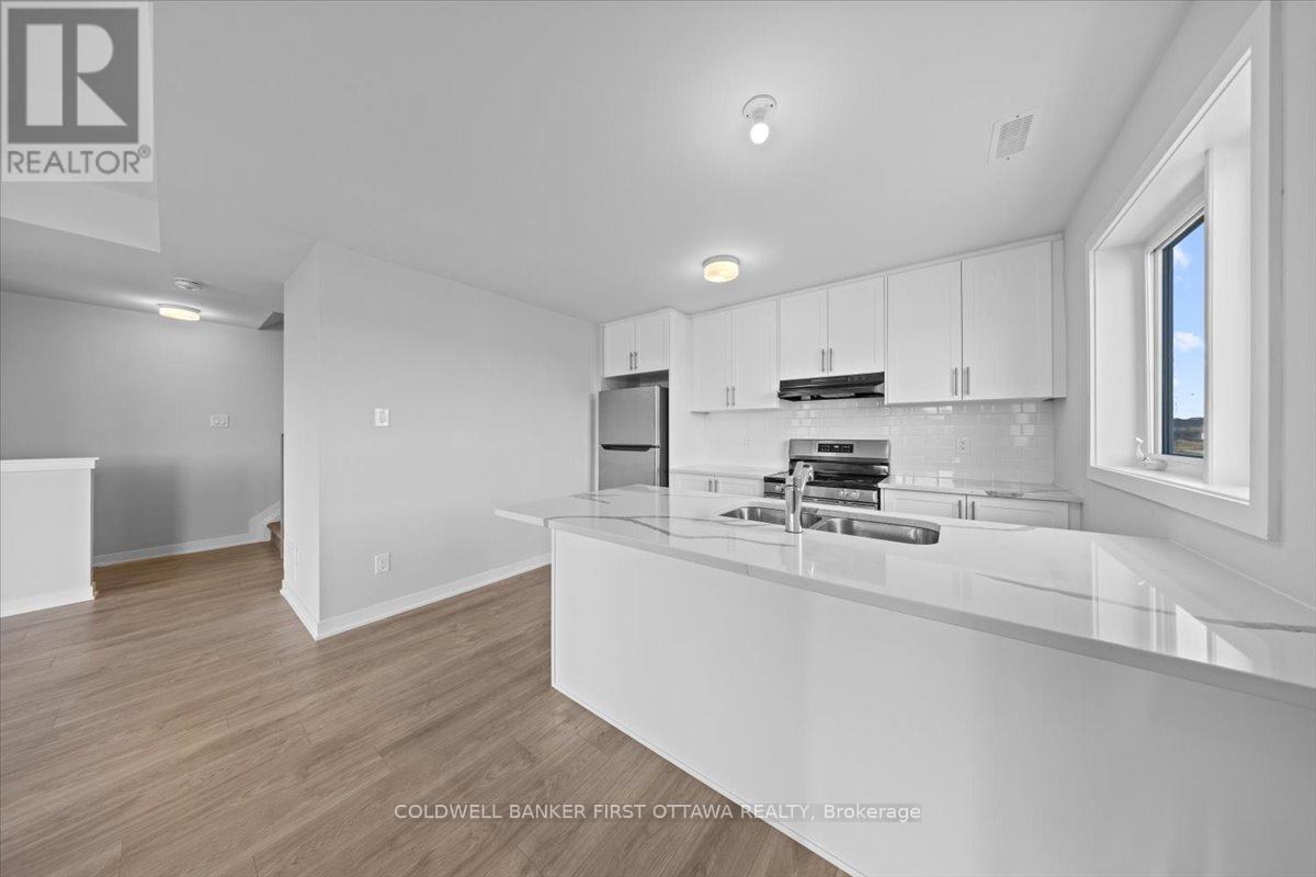 110 Parnian Private, Ottawa, ON - Indoor Photo Showing Kitchen With Double Sink