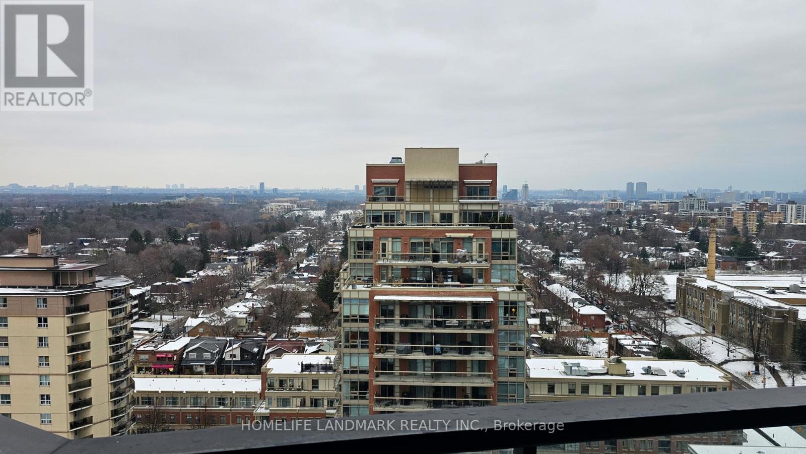 1603 - 110 Broadway Avenue, Toronto, ON - Outdoor With Balcony With View