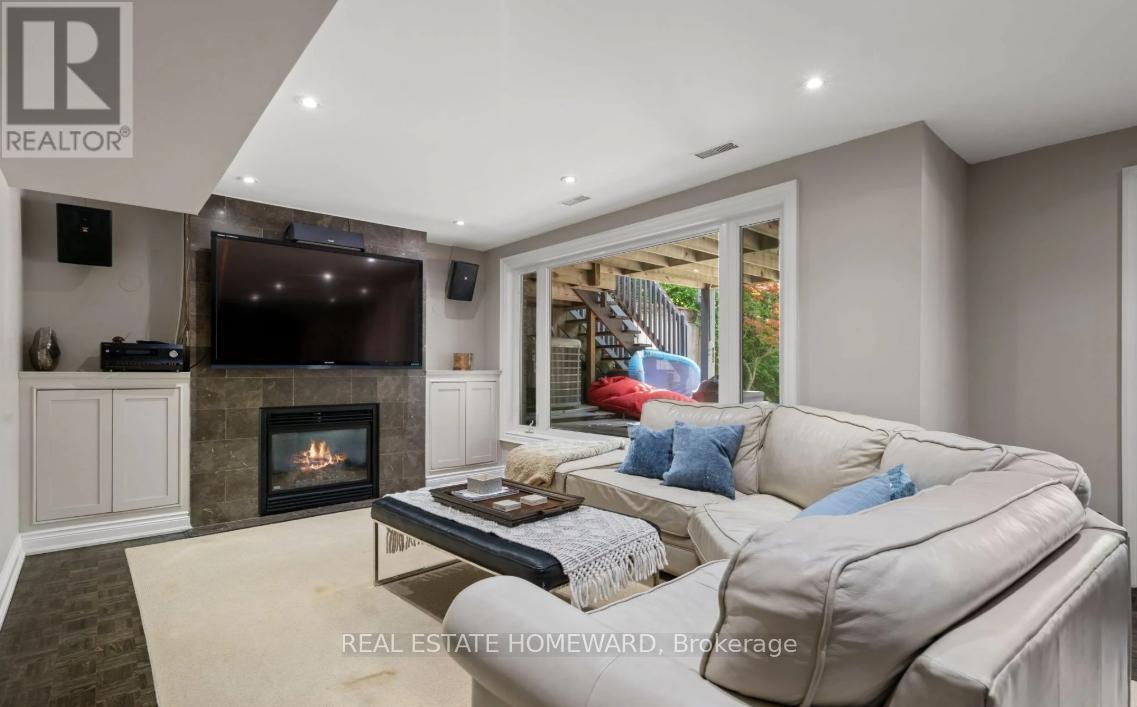 42 Heathview Avenue, Toronto, ON - Indoor Photo Showing Living Room With Fireplace