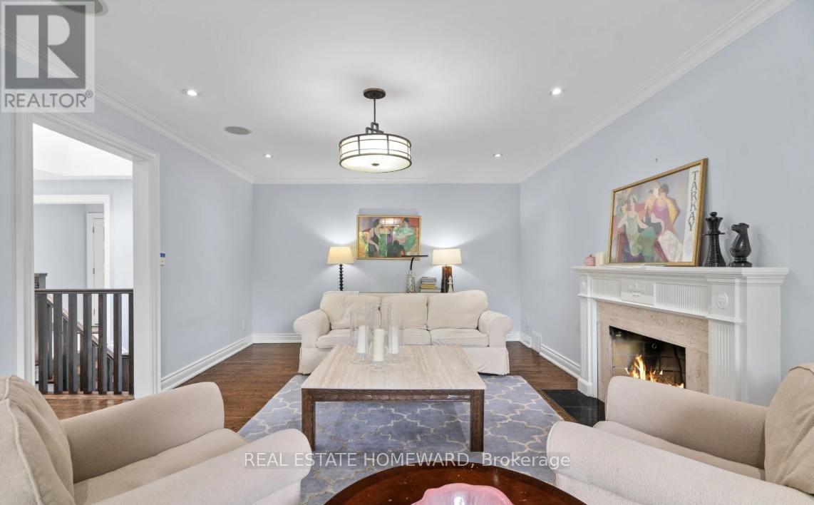 42 Heathview Avenue, Toronto, ON - Indoor Photo Showing Living Room With Fireplace