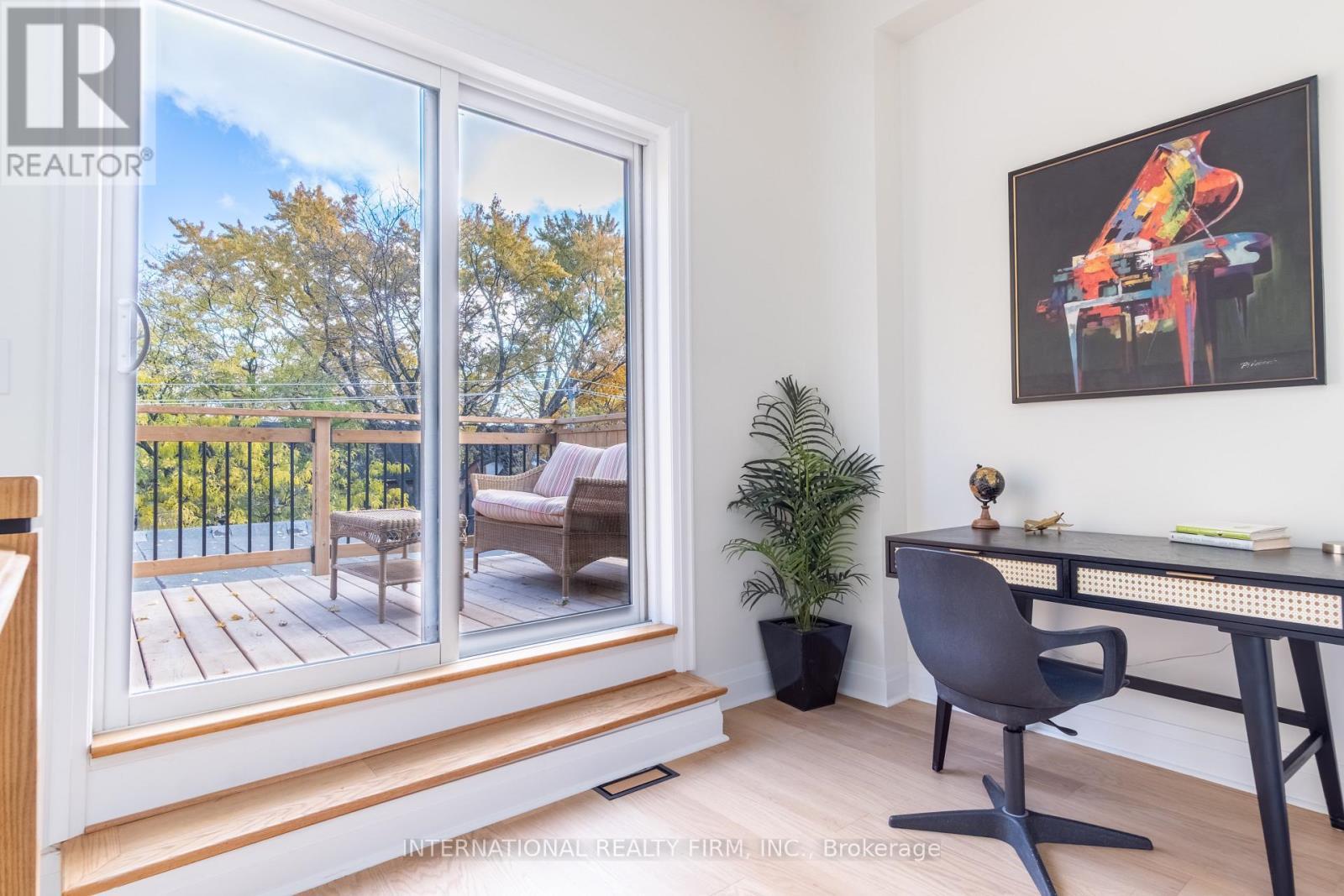 Walkout Deck and Office on 3rd Floor - 46 Morse Street, Toronto, ON - Indoor